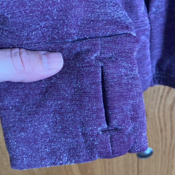 Danskin Now Hooded Sweatshirt Dark Pink Medium - Picture 5 of 11